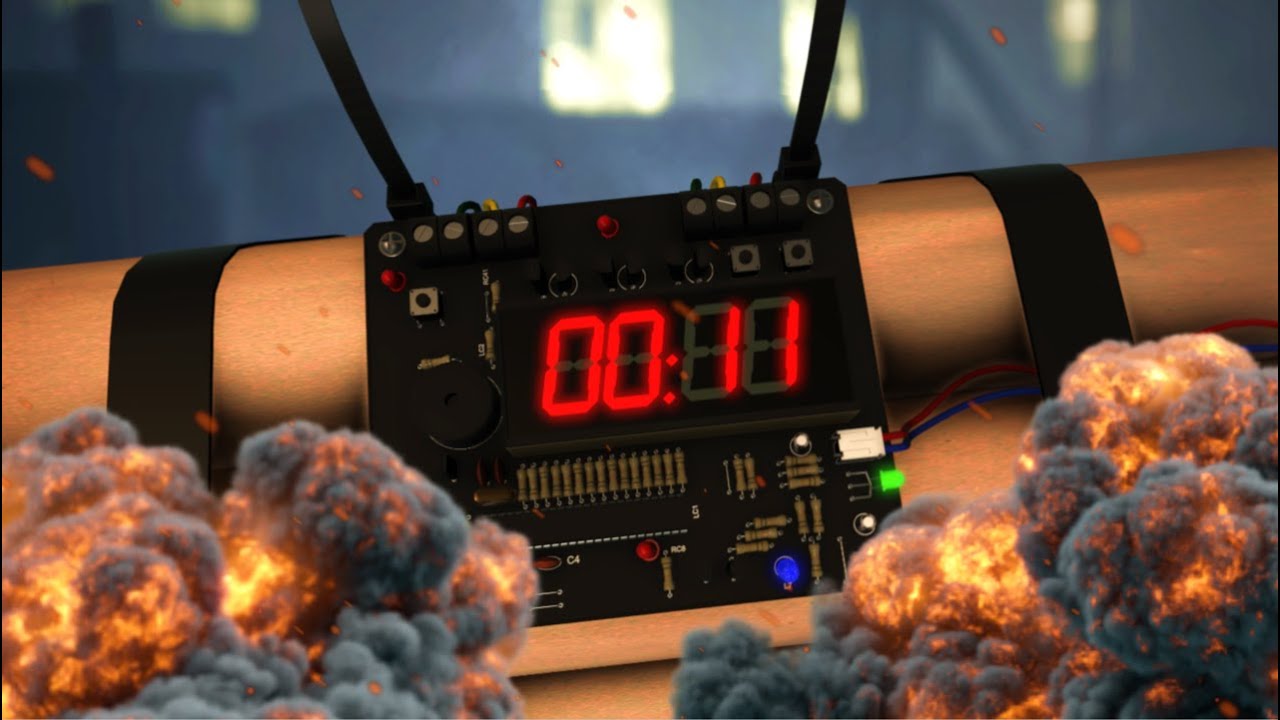 Bomb Timer with Loud Explosion 🔥