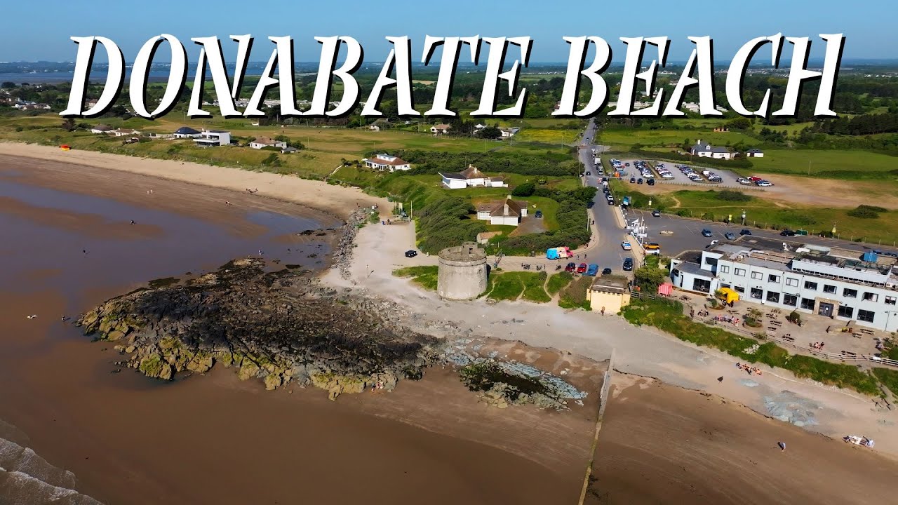 Donabate - Balcarrick Bay Beach | Co. Dublin | Ireland - Cinematic DJI Drone Video 4K