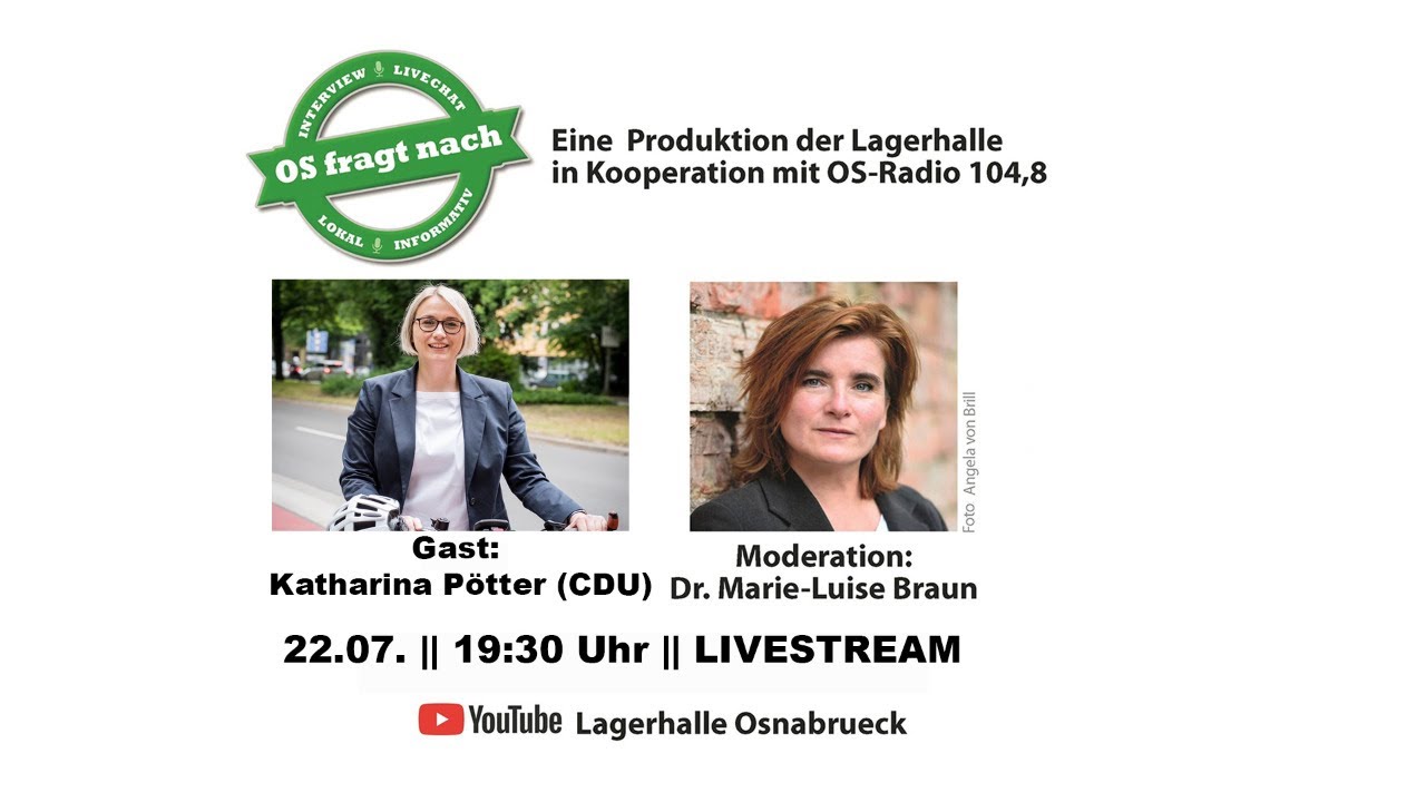 OS fragt nach: DIE OB-KANDIDAT*INNEN #3 : Katharina Pötter (CDU)