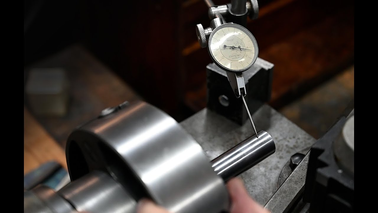 Reconditioning a Schaublin 70 Lathe   Part III   Grinding the tailstock taper and scraping the base