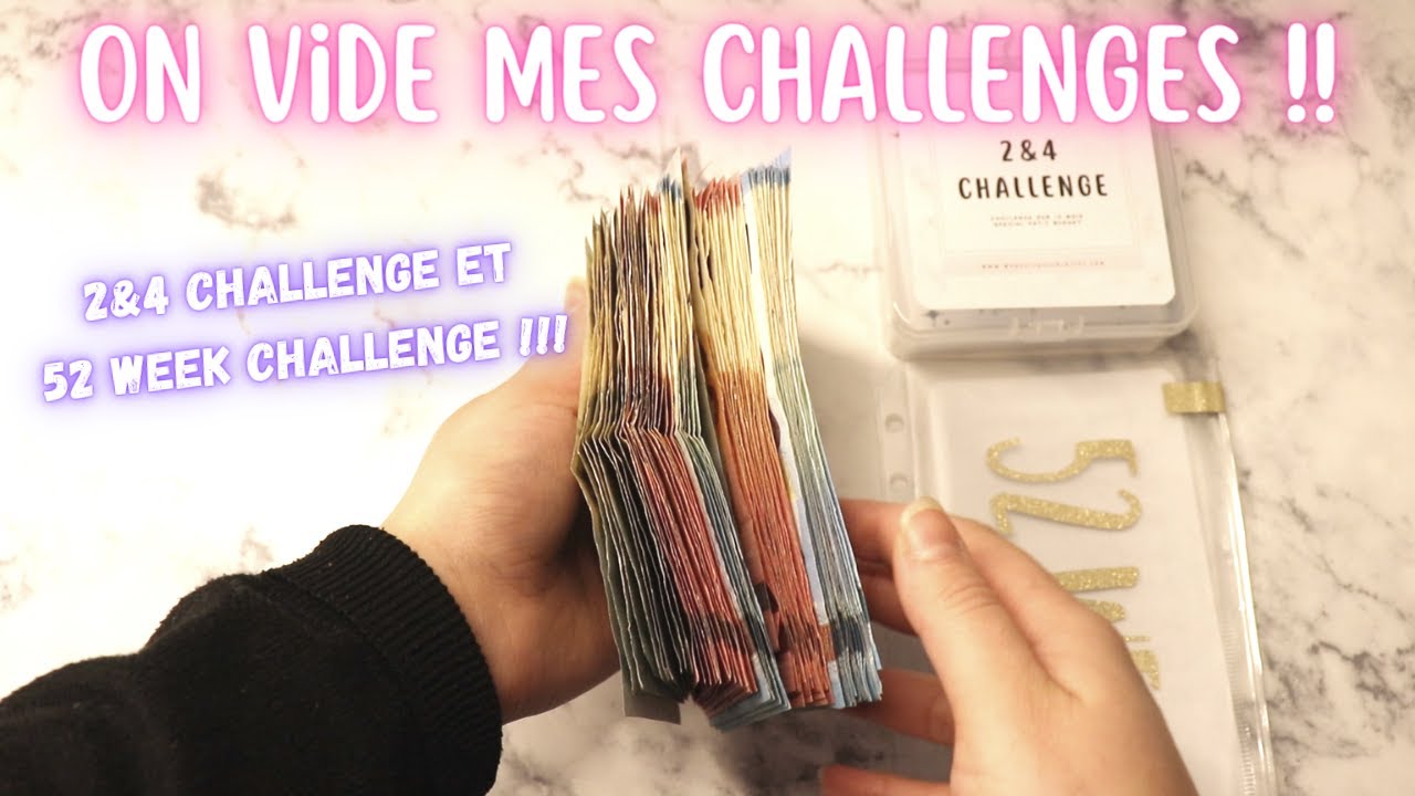 ✨ BUDGET ENVELOPPES / ON VIDE MES CHALLENGES !!! ✨