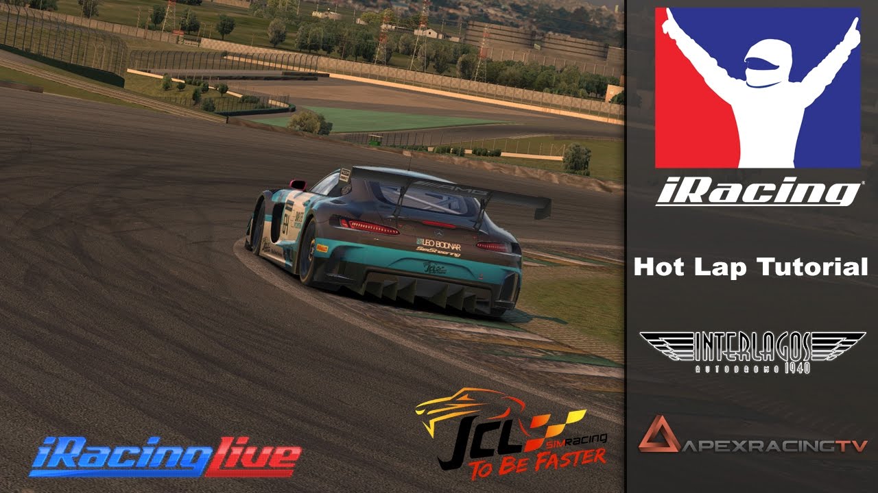 Apex Racing Academy - Basic Hot Lap Tutorial - Mercedes AMG GT3 - Interlagos