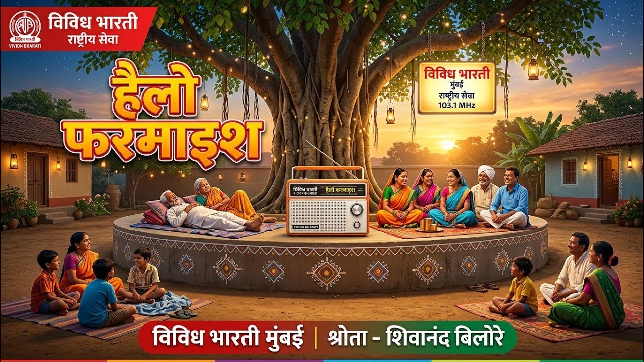 हैलो फरमाइश विविध भारती मुंबई श्रोता शिवानंद बिलोरे @Bareilly333 