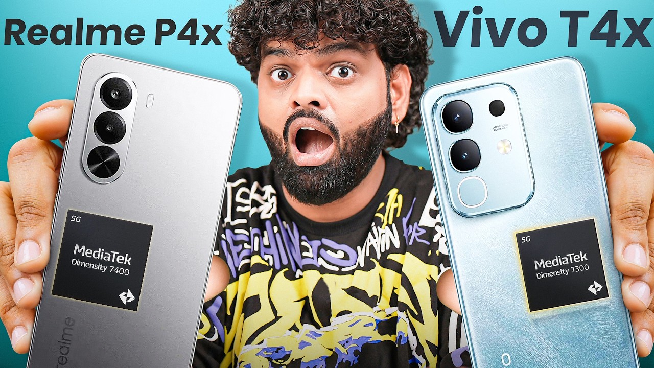 Realme P4x vs Vivo T4x – Budget Killer Showdown 🔥