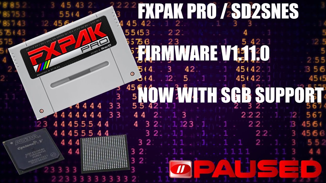 FXPAK PRO/SD2SNES FIRMWARE V1.11.0 with Super Game Boy Support Install Guide