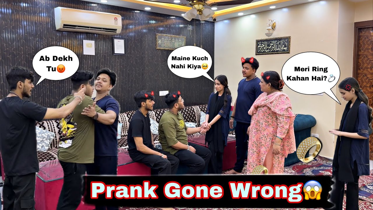 Gold Ring Missing💍 Prank on Sister😱 || Mehnaaz Ko Rula Diya🥺 || PRANK GONE WRONG❌ || Family Vlogs