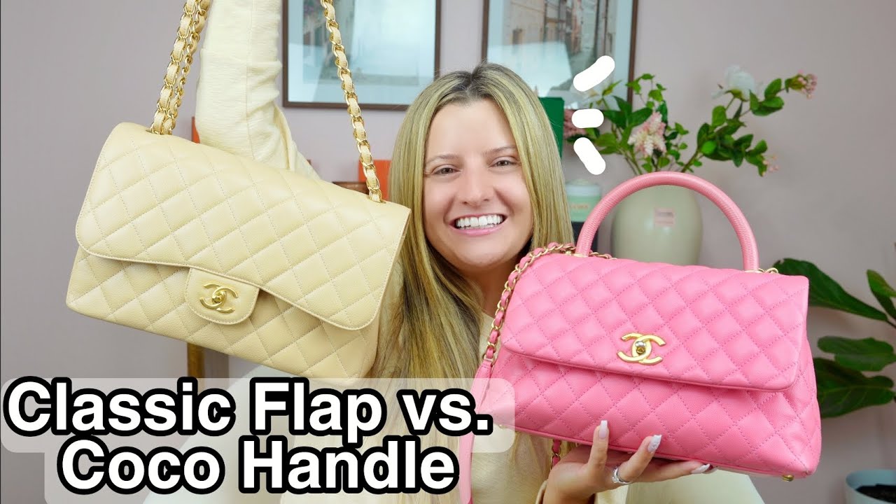 Chanel Classic Flap Vs. Coco Top Handle Comparison | TWO BEAUTIFUL BAGS!