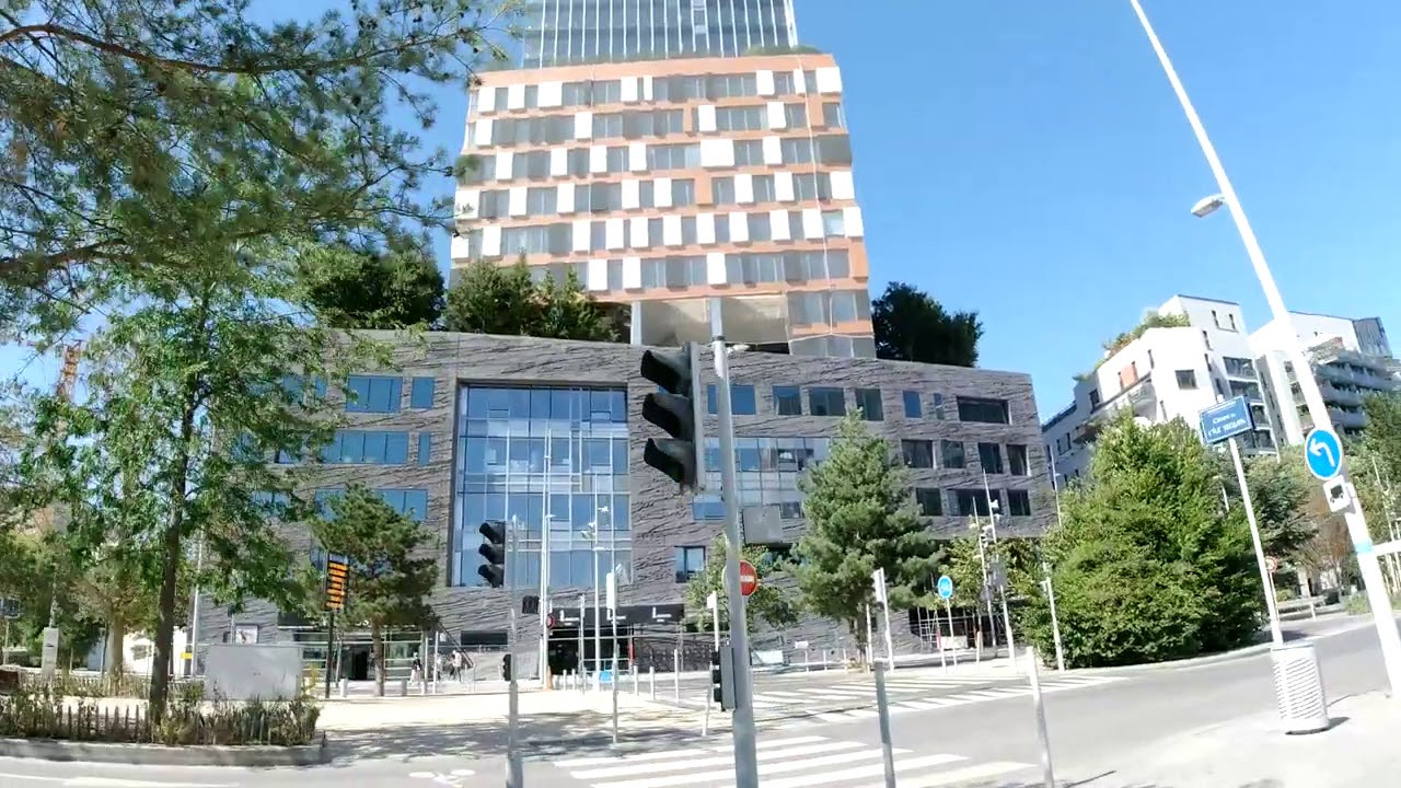 Walking Around Pont des Servres, Boulogne-Billancourt - Walking In Suburbs of Paris 4K