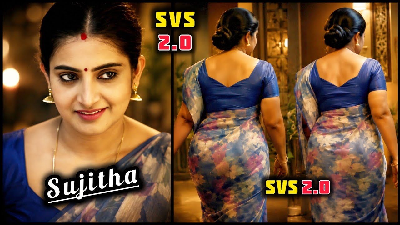 Sujitha Dhanush’s Graceful Saree Look in a Stunning South Indian Style