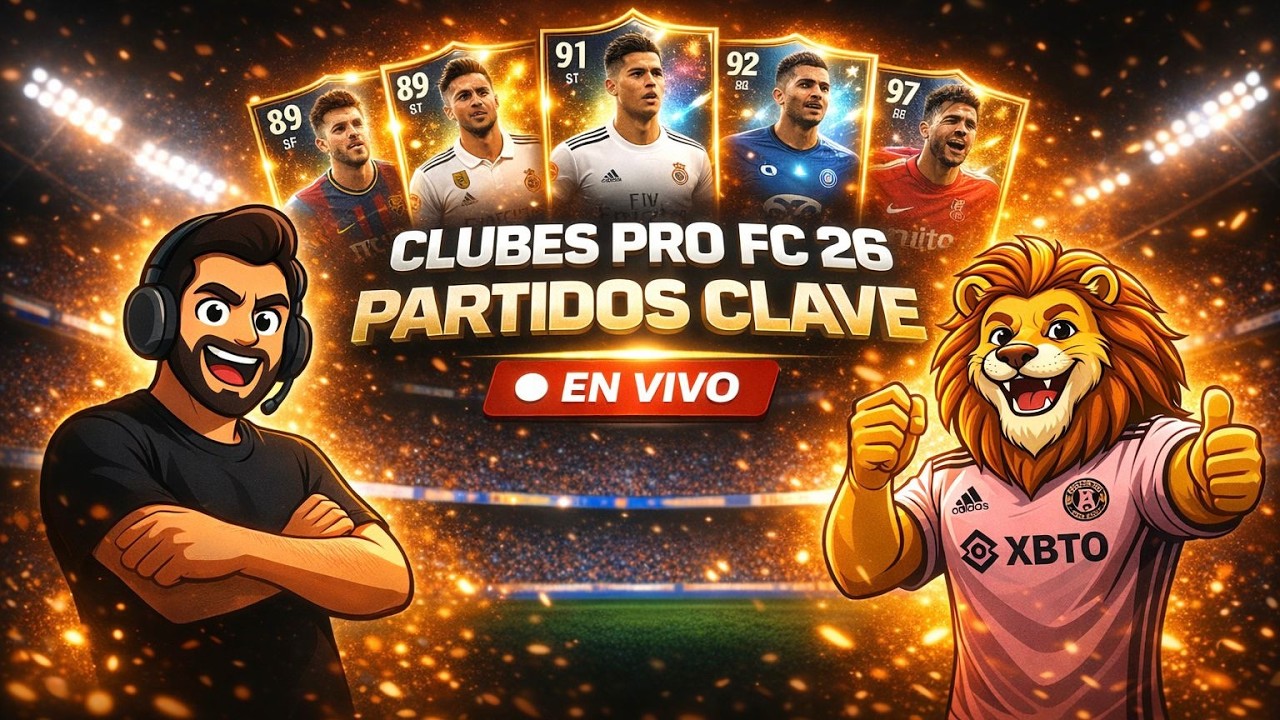 HOY NO SE FALLA 😤🔥 | PARTIDOS CLAVE EN CLUBES PRO FC 26 | EN VIVO