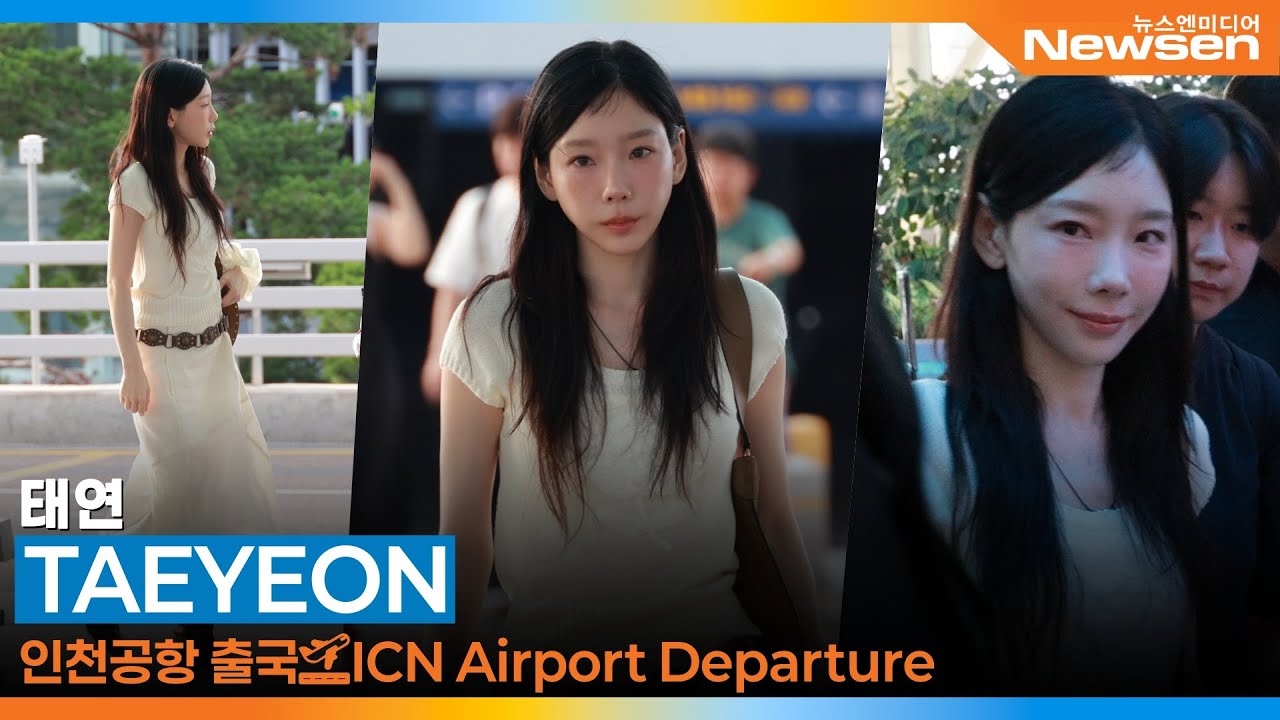 소녀시대 태연, 인천공항 출국✈️Girls' Generation 'TAEYEON' Airport Departure 2025.8.29 Newsen