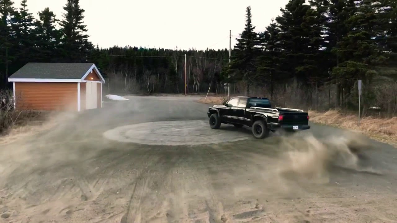 DODGE DAKOTA V8 4.7L PERFECT DONUT !!! 🔥🍩🚀