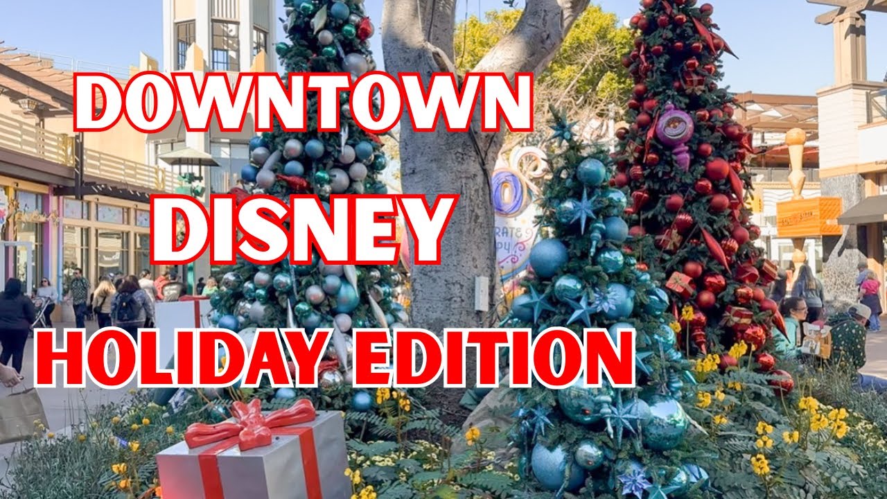 Праздничный выпуск Downtown Disney, встреча с Сантой в каждом отеле, снег и многое другое!