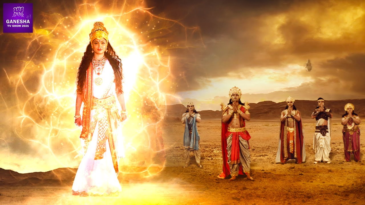 माता महागौरी ने सिखाया देवताओं को सही पाठ | Vignaharta Ganesh Ep 369 | Ganesha tv Show 2025