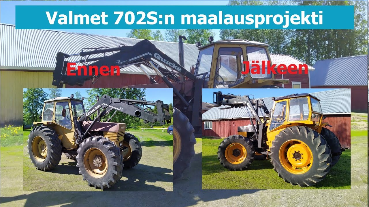 Valmet 702S maalausprojekti