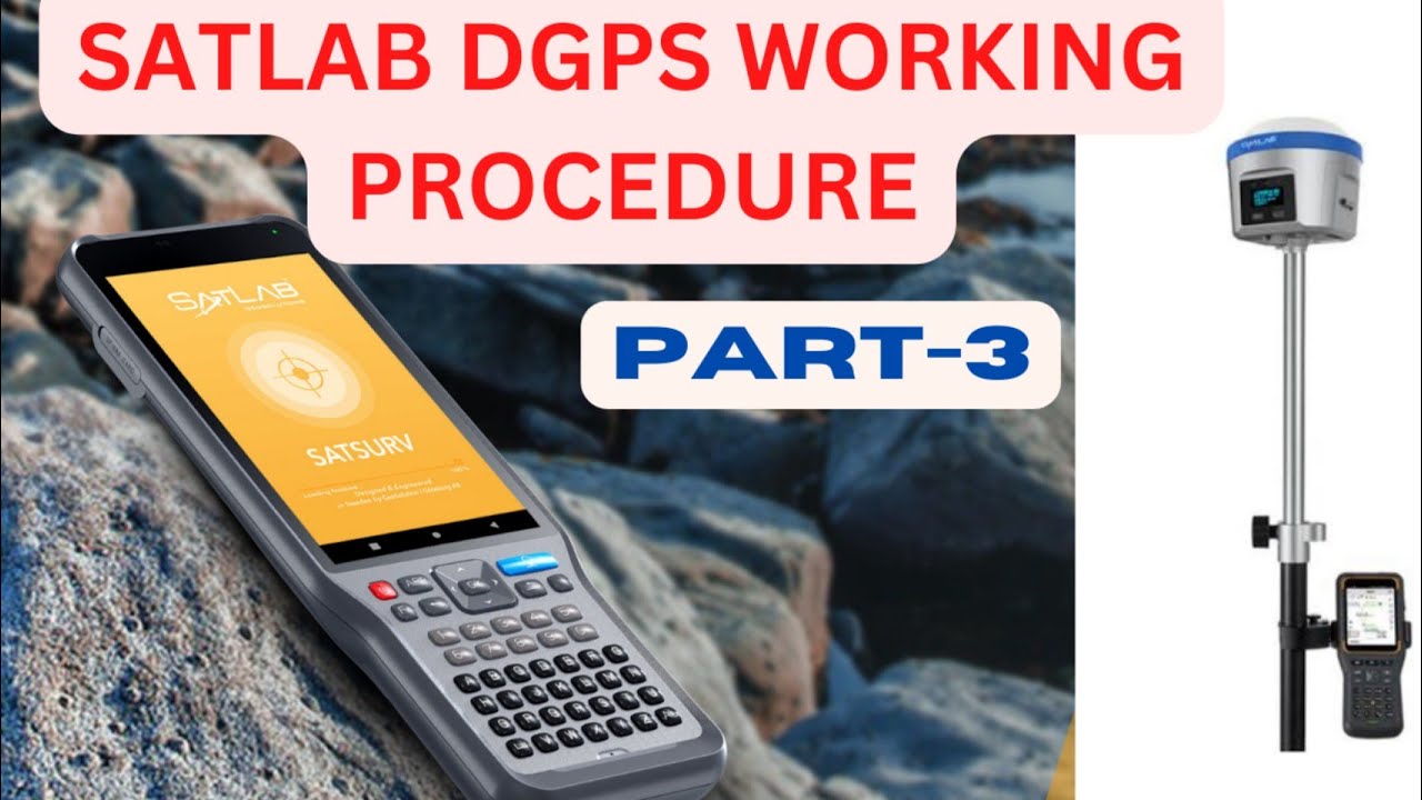#satlab Dgps Survey I Dgps working procedure I Satlab Dgps Rtk, area calculations I Dgps Survey
