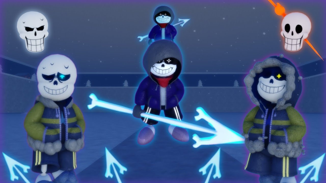Sans Funny Boss Rush Waterfall Dust & OuterDust Bundle [Showcase/Gameplay]