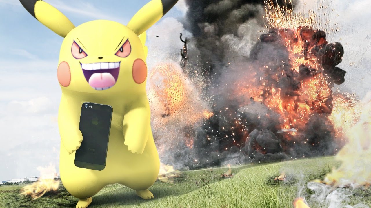 Pokemon GO в реальной жизни – героическое сражение за Мью!【RATE VFX】
