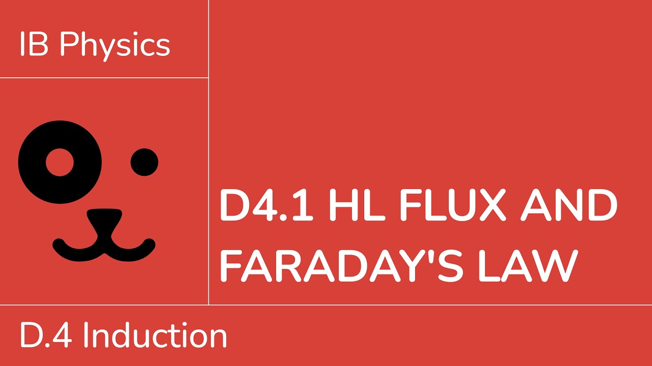 D4.1 HL Flux and Faraday's law [IB Physics HL]