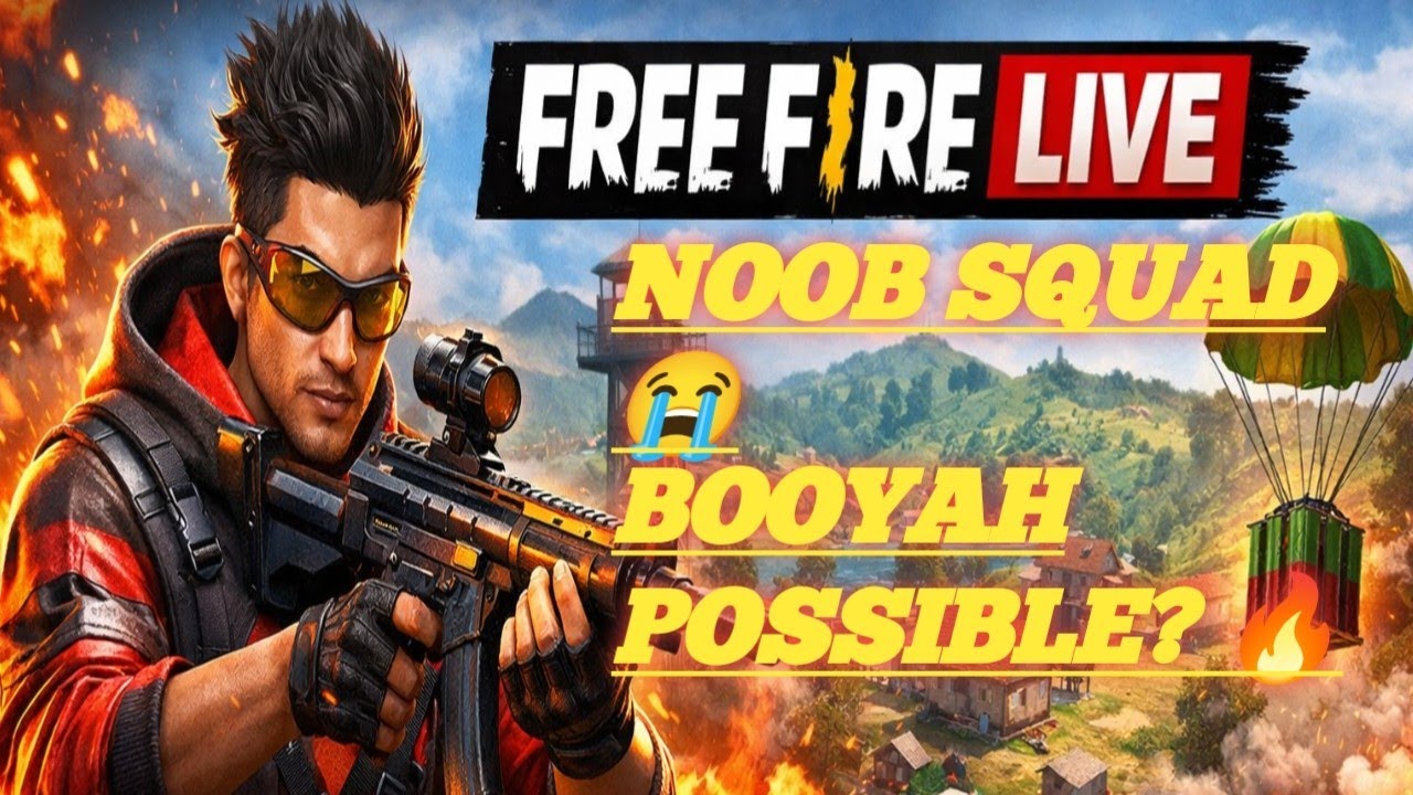 😱 Random Squad Challenge | Noob Ya Pro Team? | Booyah Mission 🔥 Free Fire LIVE