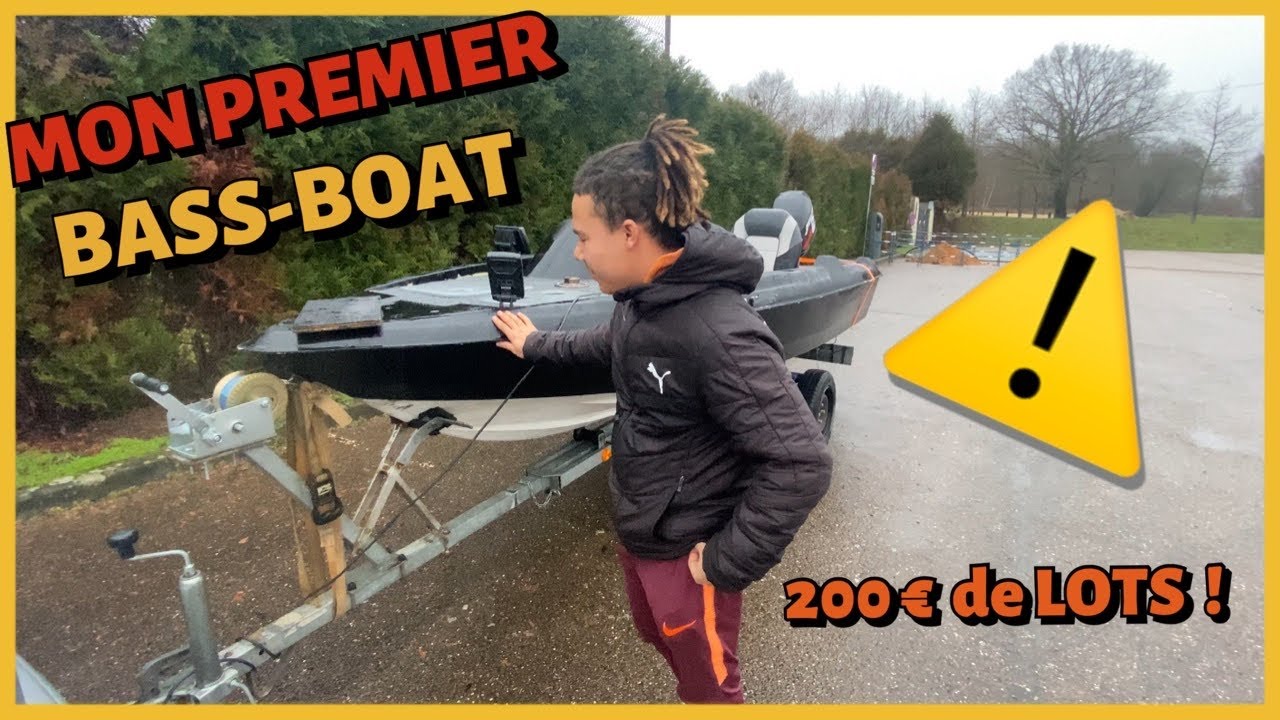 MON PREMIER BASS-BOAT... CONCOURS 200€ de LOTS !!!