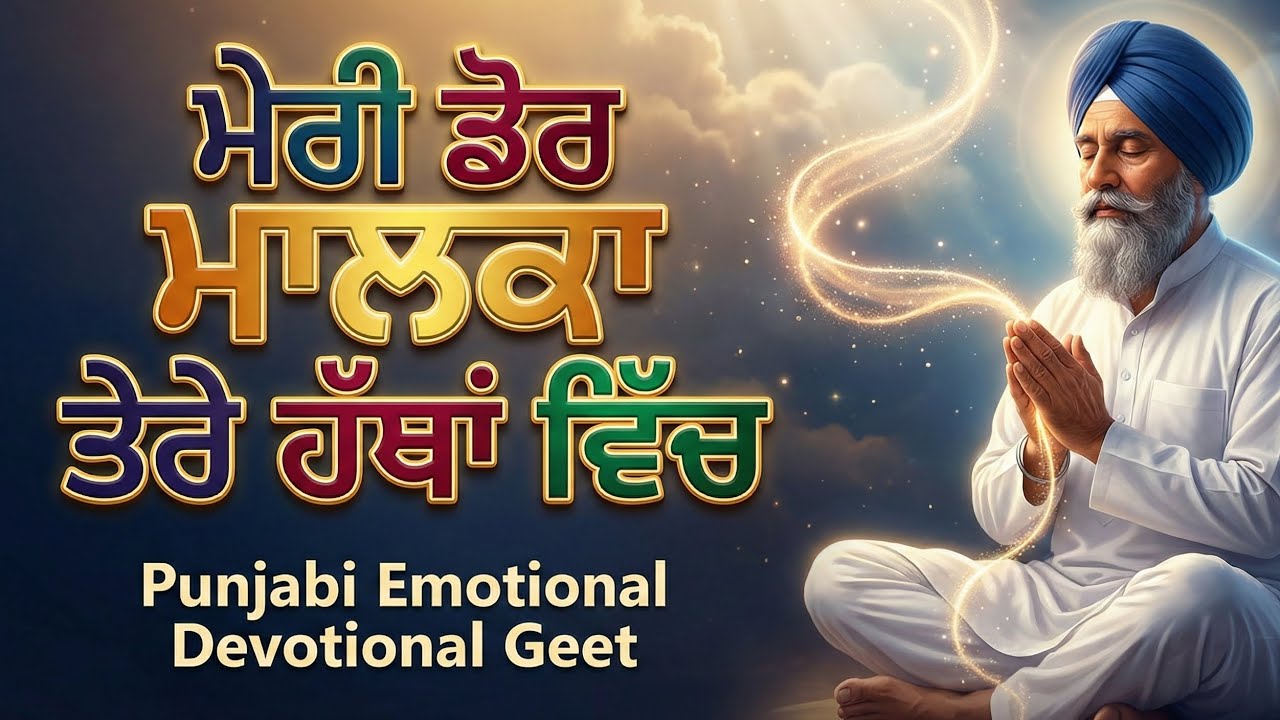ਮੇਰੀ ਡੋਰ ਮਾਲਕਾ ਤੇਰੇ ਹੱਥਾਂ ਵਿੱਚ | New Punjabi Devotional Song | Waheguru Simran | Ardaas |