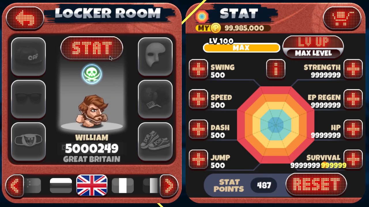 Head Basketball Hack-Stats