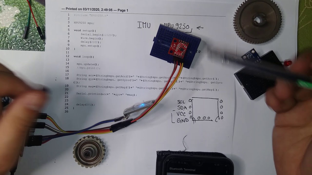 Modulo Acelerometro Giroscopio Magnetometro MPU9250
