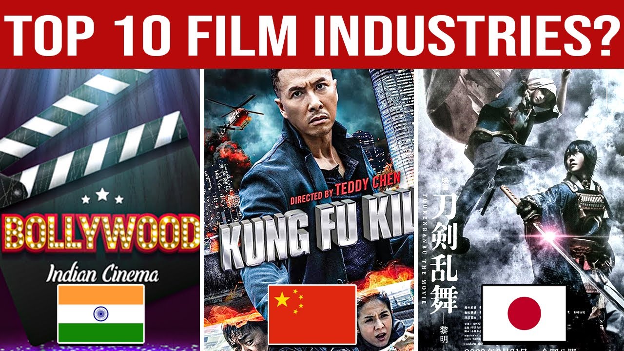 कौनसी है दुनिया की सबसे फेमस टॉप 10 फिल्म इंडस्ट्री | Top 10 largest film industries in World