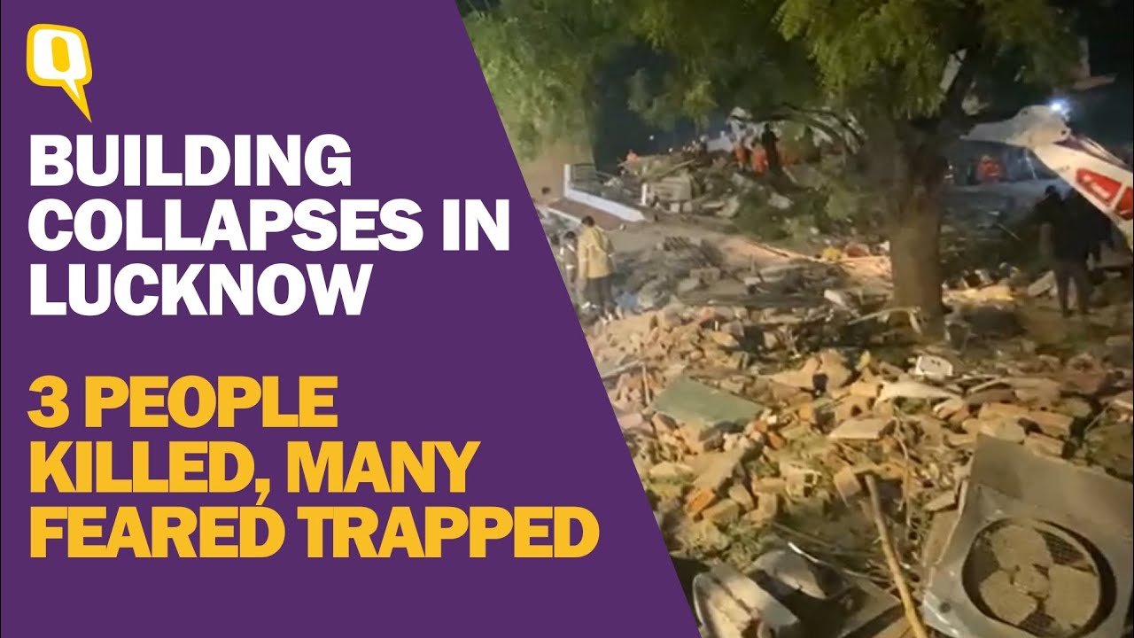 At Least 3 Killed, Many Feared Trapped After Residential Building Collapses in Lucknow