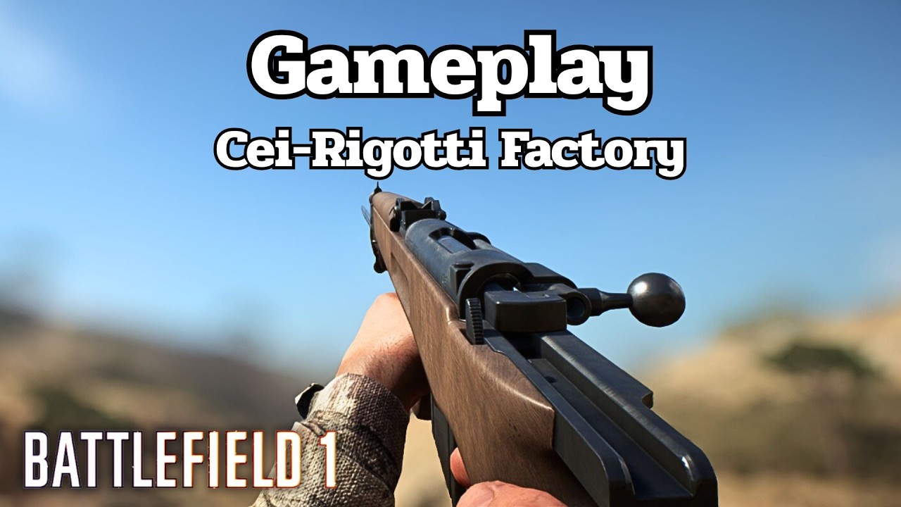 Battlefield 1 : Cei-Rigotti Factory Gameplay Conquest No Commentary