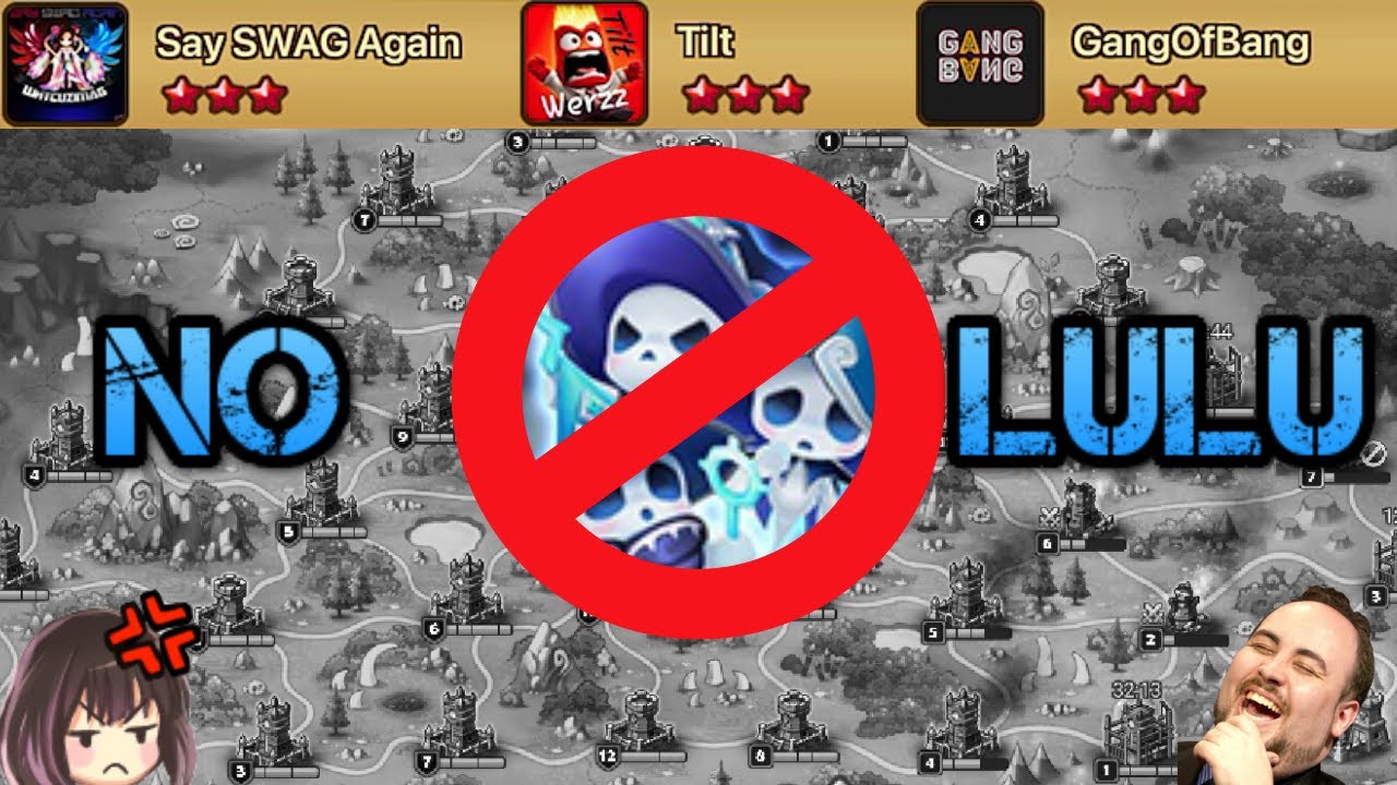NO LULU | SSA vs Tilt vs GoB | Summoners War Global G3 Siege