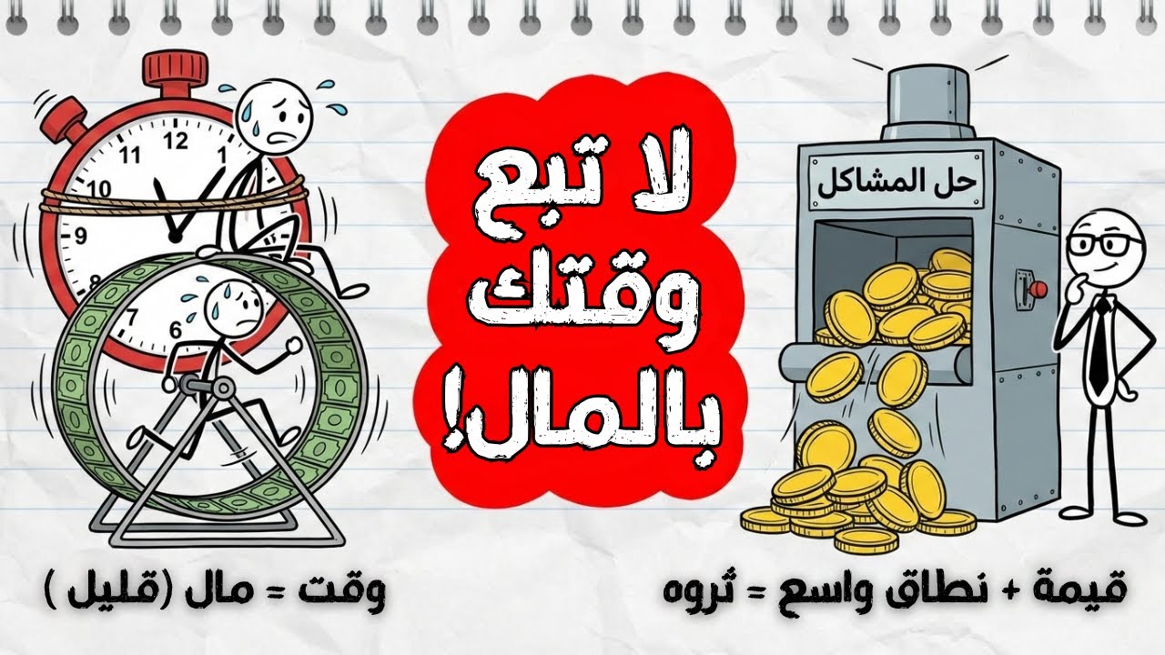 لماذا لست غنياً بعد؟ توقف عن بيع وقتك مقابل المال! الحل النهائي لتحقيق الحرية المالية