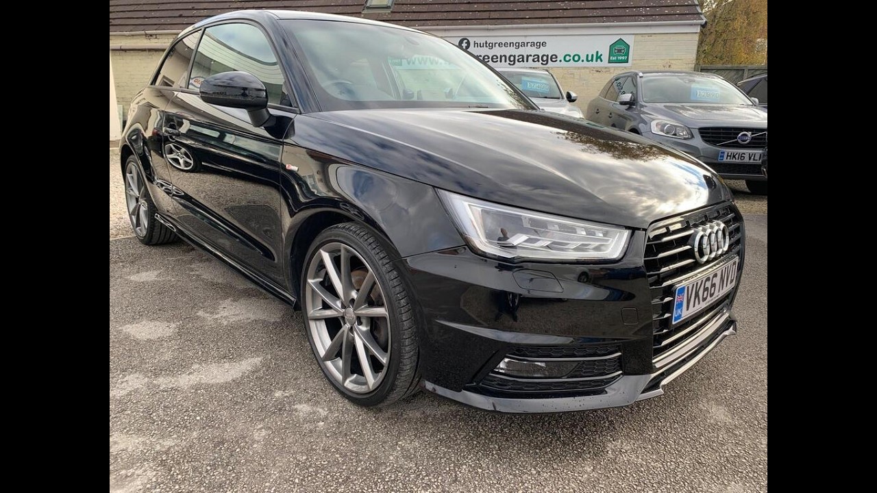 Audi A1 TFSi black edition VK66NVD at Hut Green Garage