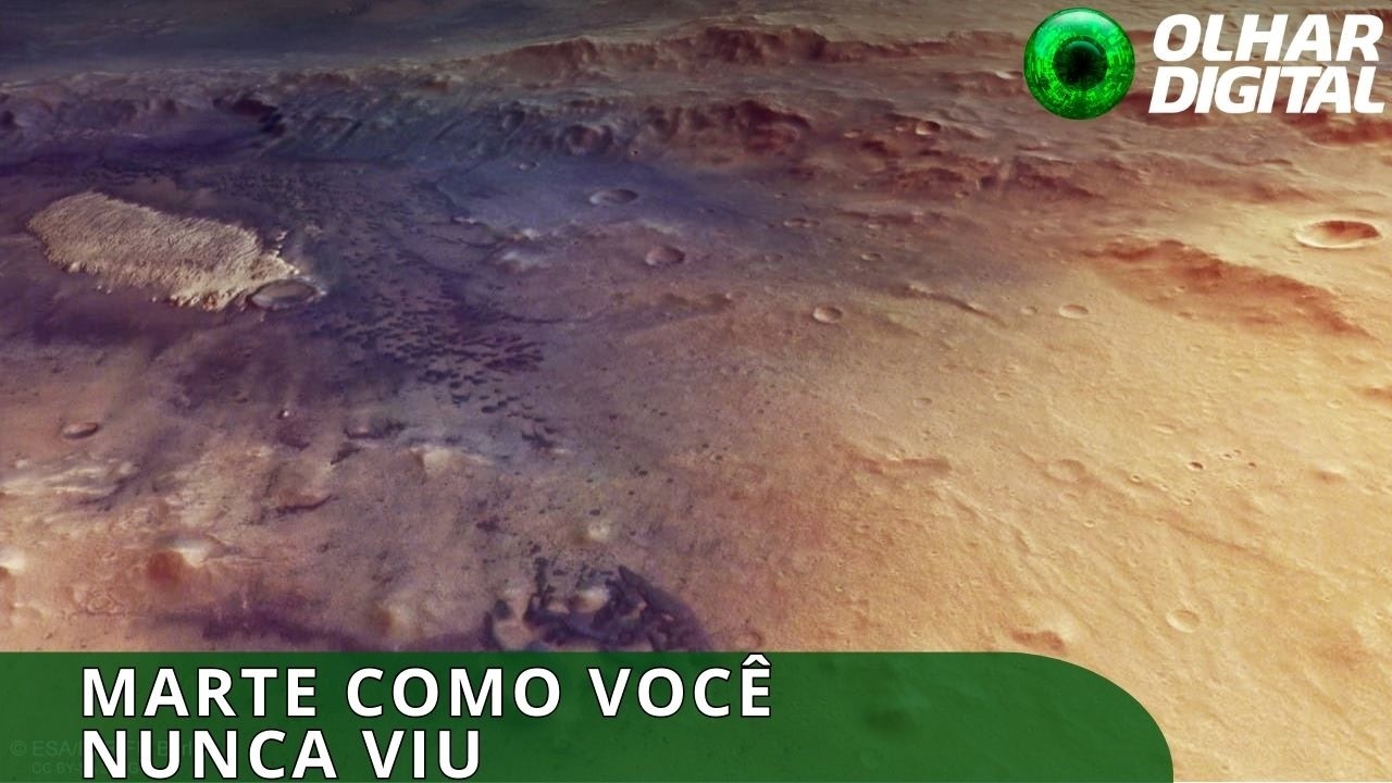 Marte: imagens revelam regi&atilde;o com mais de 3,7 bilh&otilde;es de anos