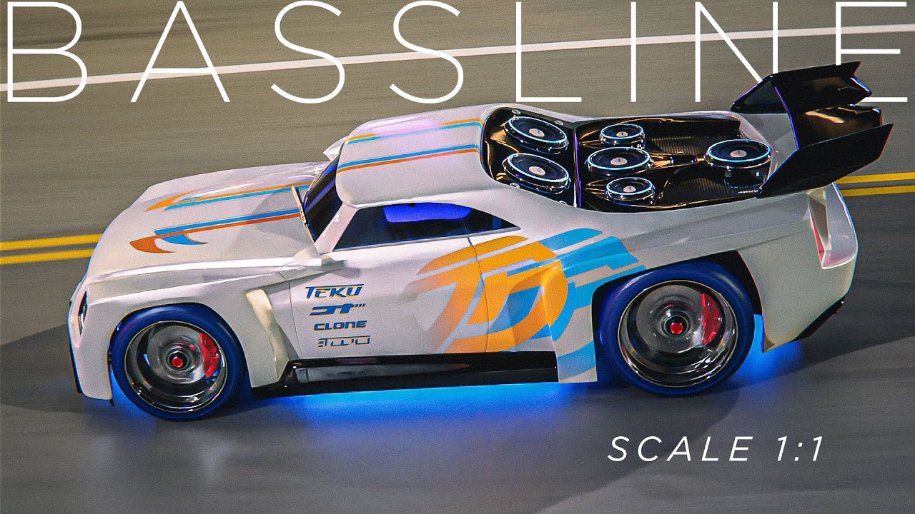 Bassline Acceleracers 1:1 Scale - 3D Rendering