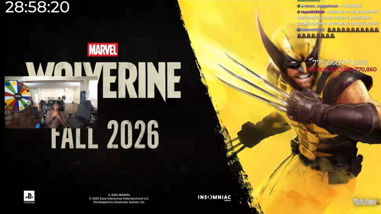 Kai Cenat reacts to Wolverine Trailer 