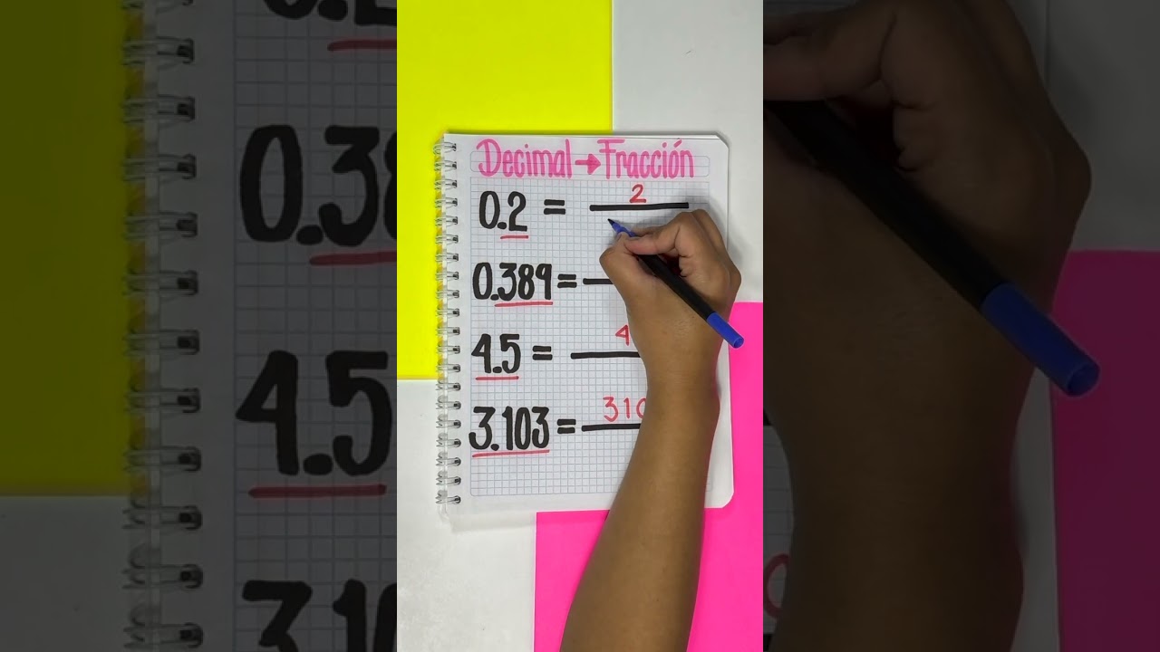 DECIMAL A FRACCI&Oacute;N 🧠