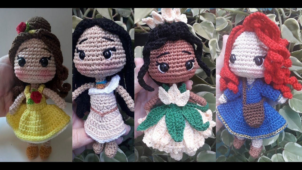 Passo a Passo Mini Princesas Disney 1ª parte