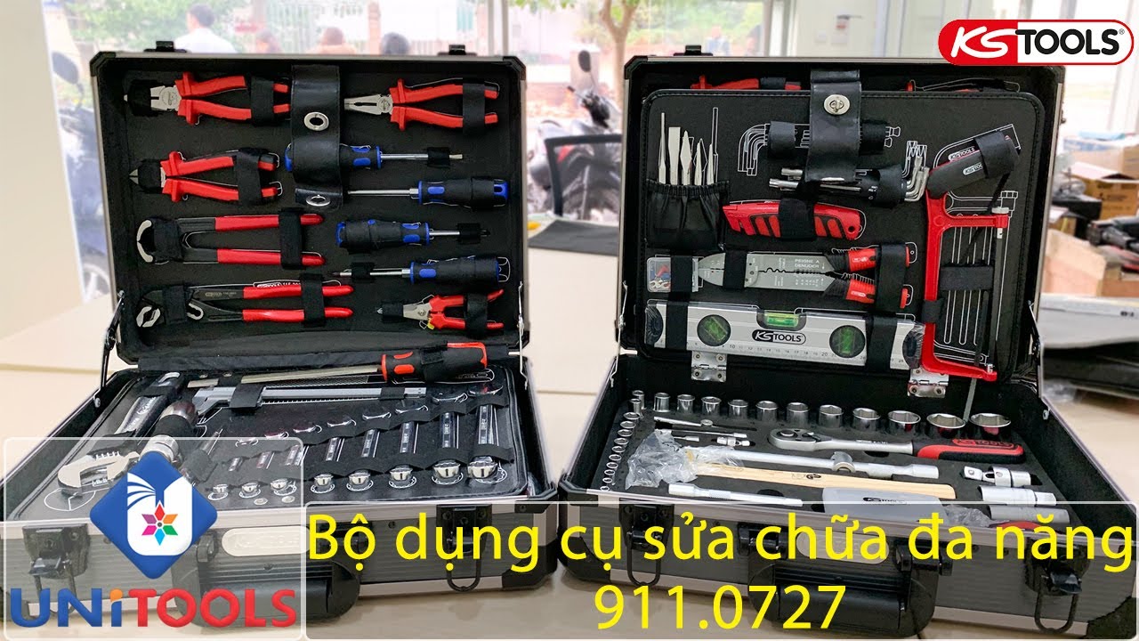 Bộ dụng cụ sửa chữa đa năng 127 chiếc KS Tools Germany 911.0727