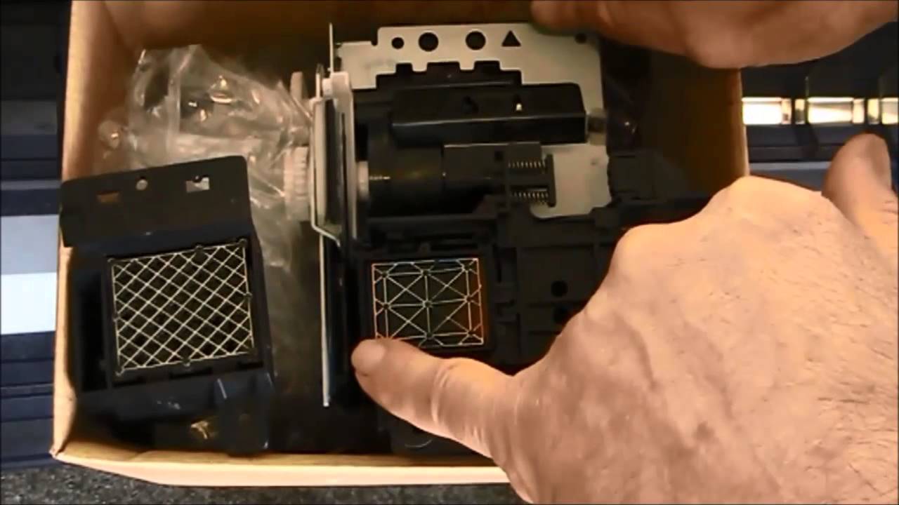 Clearing blocked nozzles on an Epson Stylus Pro