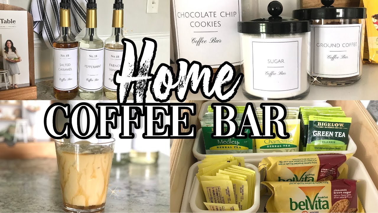 Home Coffee and Tea Station Tour | Organization Ideas | Decorating Ideas