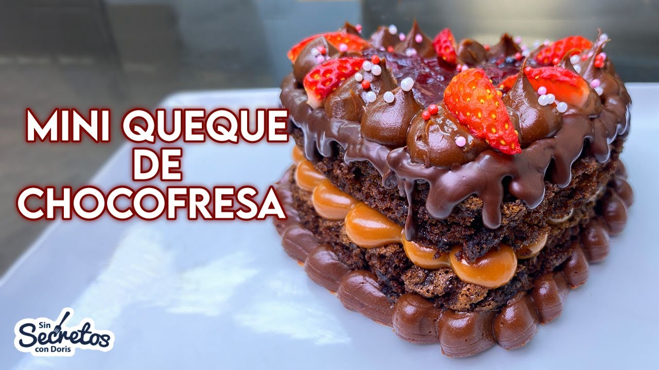 MINI QUEQUE DE CHOCOFRESAS! Para San Valentín!