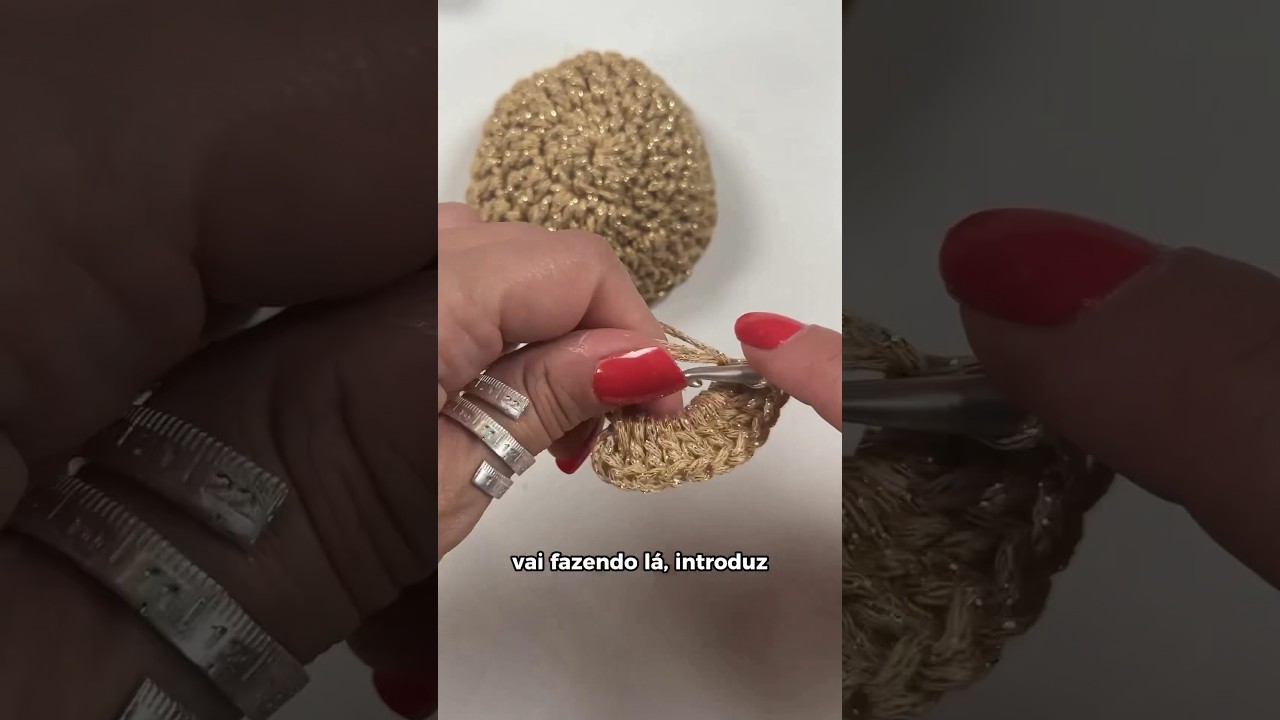 🧶 Quer aprender croch&ecirc;? Siga meu canal... #AprendaCroch&ecirc; #Croch&ecirc; #DicasDeCroch&ecirc;