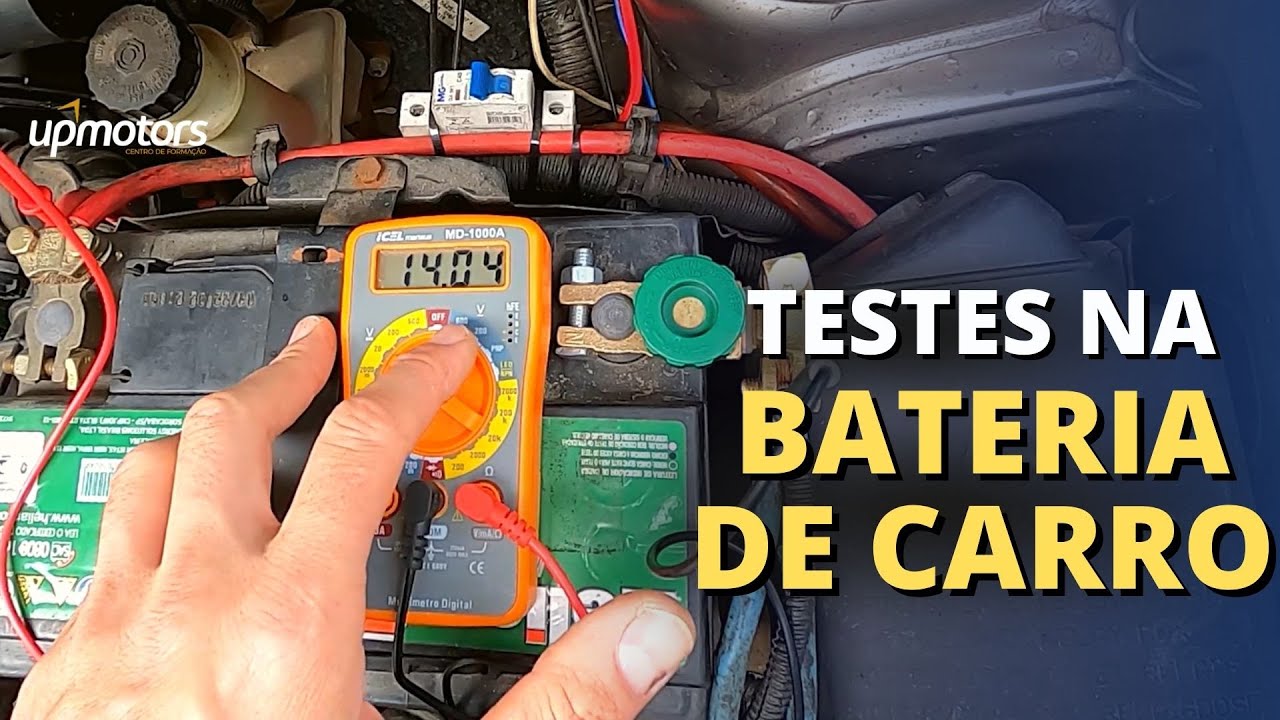 Teste Profissional na BATERIA DE CARRO ; UPMOTORS