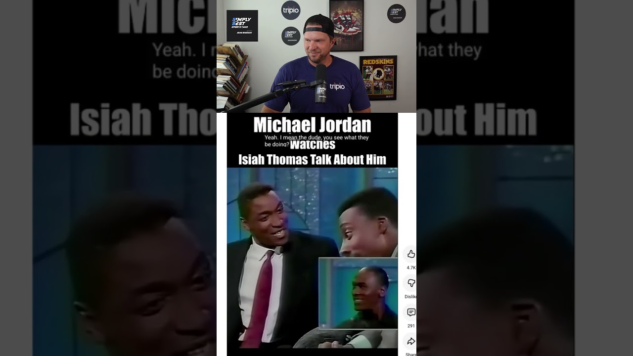 Isiah busted! The real Isiah went on nat&rsquo;l TV saying how much better MJ was than everyone else. #nba