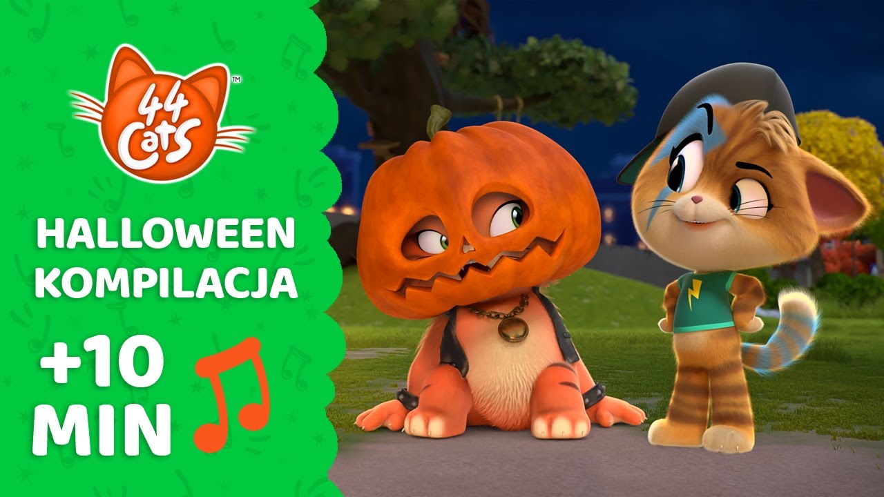44 Cats | Na tropie Kociego Ducha i wiele innych | Halloween Kompilacja 👻