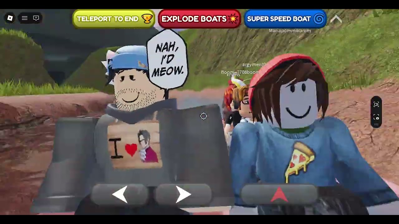 Roblox tui chơi đi thuyền meme