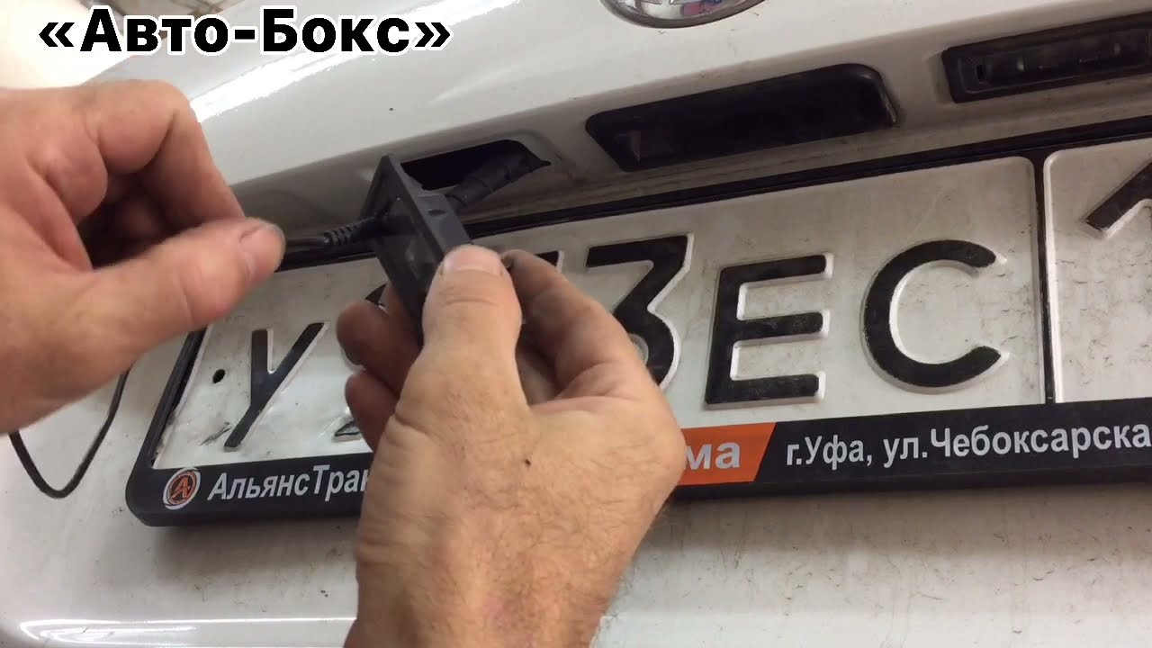 Volkswagen поло камера заднего вида