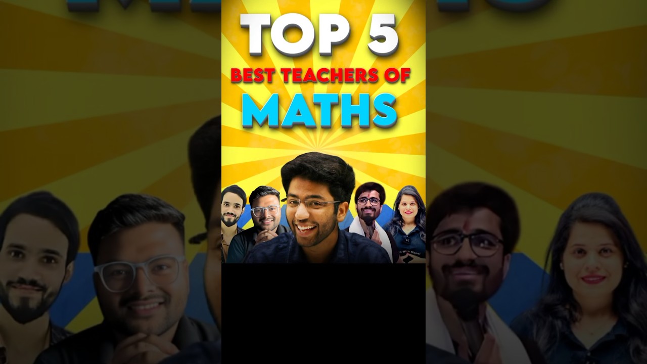 Top 5 Best Teachers for Class 10th Maths 🔥 | #class10th #shorts #maths